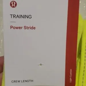 Lululemon Women's Reflective Power Stride Training Crew Sock Set
